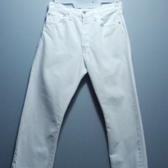 white 501 jeans mens